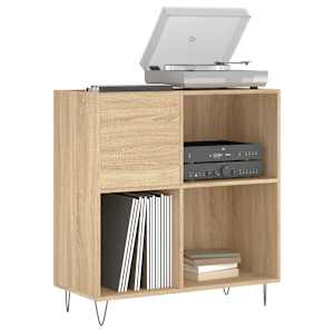 Skříňka na LP desky dub sonoma 84,5x38x89 cm kompozitní dřevo - obrázek 3