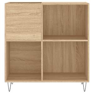 Skříňka na LP desky dub sonoma 84,5x38x89 cm kompozitní dřevo - obrázek 4