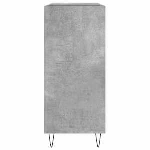 Skříňka na LP desky betonově šedá 84,5x38x89cm kompozitní dřevo - obrázek 5