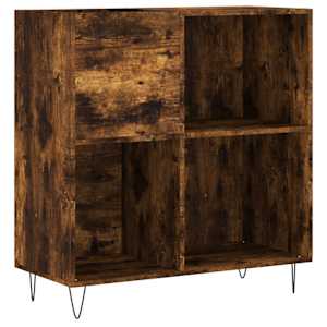 Skříňka na LP desky kouřový dub 84,5x38x89 cm kompozitní dřevo - obrázek 2