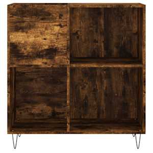 Skříňka na LP desky kouřový dub 84,5x38x89 cm kompozitní dřevo - obrázek 4