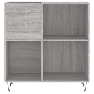 Skříňka na LP desky šedá sonoma 84,5x38x89 cm kompozitní dřevo - obrázek 4