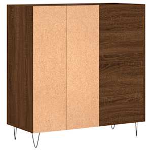 Skříňka na LP desky hnědý dub 84,5x38x89 cm kompozitní dřevo - obrázek 6