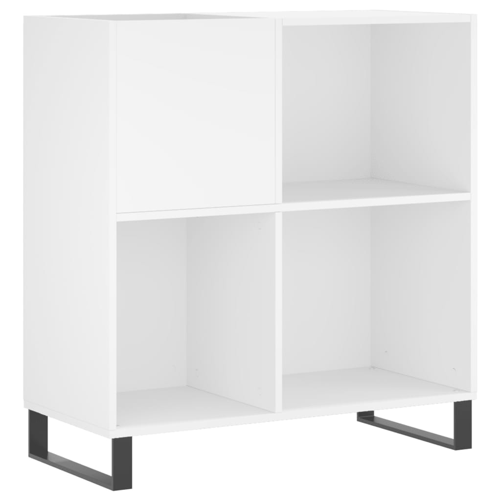 vidaXL Skříňka na LP desky bílá 84,5 x 38 x 89 cm kompozitní dřevo