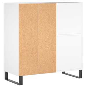 Skříňka na LP desky bílá 84,5 x 38 x 89 cm kompozitní dřevo - obrázek 6