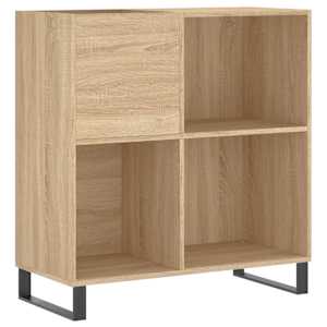 Skříňka na LP desky dub sonoma 84,5x38x89 cm kompozitní dřevo - obrázek 2