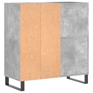 Skříňka na LP desky betonově šedá 84,5x38x89cm kompozitní dřevo - obrázek 6