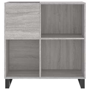 Skříňka na LP desky šedá sonoma 84,5x38x89 cm kompozitní dřevo - obrázek 4