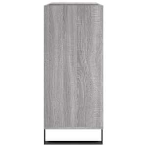 Skříňka na LP desky šedá sonoma 84,5x38x89 cm kompozitní dřevo - obrázek 5