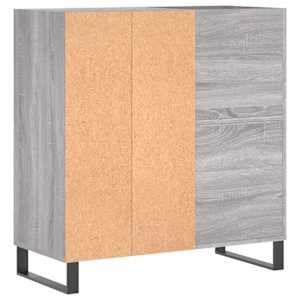 Skříňka na LP desky šedá sonoma 84,5x38x89 cm kompozitní dřevo - obrázek 6