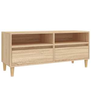 vidaXL telerikapp, Sonoma tamm, 100x34,5x44,5 cm, tehispuit