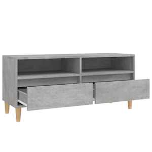 TV skříňka betonově šedá 100 x 34,5 x 44,5 cm kompozitní dřevo - obrázek 8
