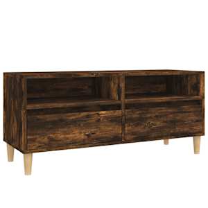 TV skříňka kouřový dub 100 x 34,5 x 44,5 cm kompozitní dřevo - obrázek 2