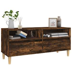 TV skříňka kouřový dub 100 x 34,5 x 44,5 cm kompozitní dřevo - obrázek 4