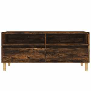 TV skříňka kouřový dub 100 x 34,5 x 44,5 cm kompozitní dřevo - obrázek 6