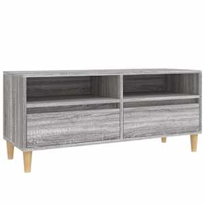 TV skříňka šedá sonoma 100 x 34,5 x 44,5 cm kompozitní dřevo - obrázek 2