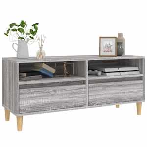 TV skříňka šedá sonoma 100 x 34,5 x 44,5 cm kompozitní dřevo - obrázek 4