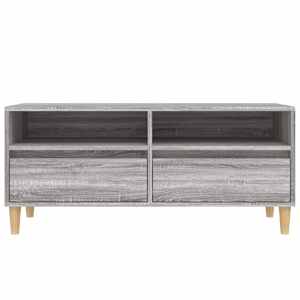 TV skříňka šedá sonoma 100 x 34,5 x 44,5 cm kompozitní dřevo - obrázek 6