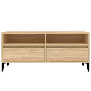 TV skříňka dub sonoma 100 x 34,5 x 44,5 cm kompozitní dřevo - obrázek 6
