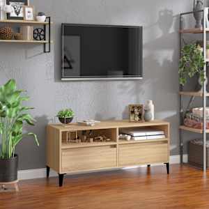 TV omarica sonoma hrast 100x34,5x44,5 cm inženirski les