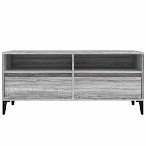 TV skříňka šedá sonoma 100 x 34,5 x 44,5 cm kompozitní dřevo - obrázek 6