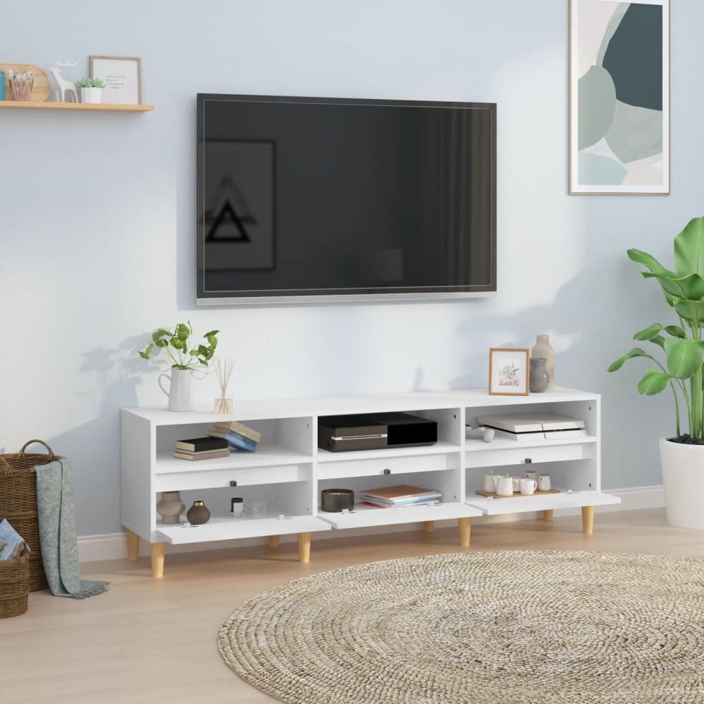 Thumbnail - vidaXL TV-Schrank Weiß 150x30x44,5 cm Holzwerkstoff