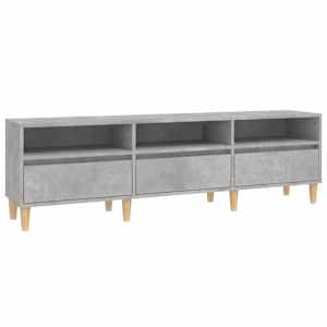 TV skříňka betonově šedá 150 x 30 x 44,5 cm kompozitní dřevo - obrázek 2