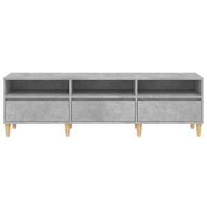 TV skříňka betonově šedá 150 x 30 x 44,5 cm kompozitní dřevo - obrázek 6