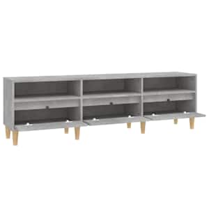 TV skříňka betonově šedá 150 x 30 x 44,5 cm kompozitní dřevo - obrázek 7