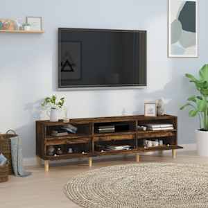 TV skříňka kouřový dub 150 x 30 x 44,5 cm kompozitní dřevo - obrázek 3