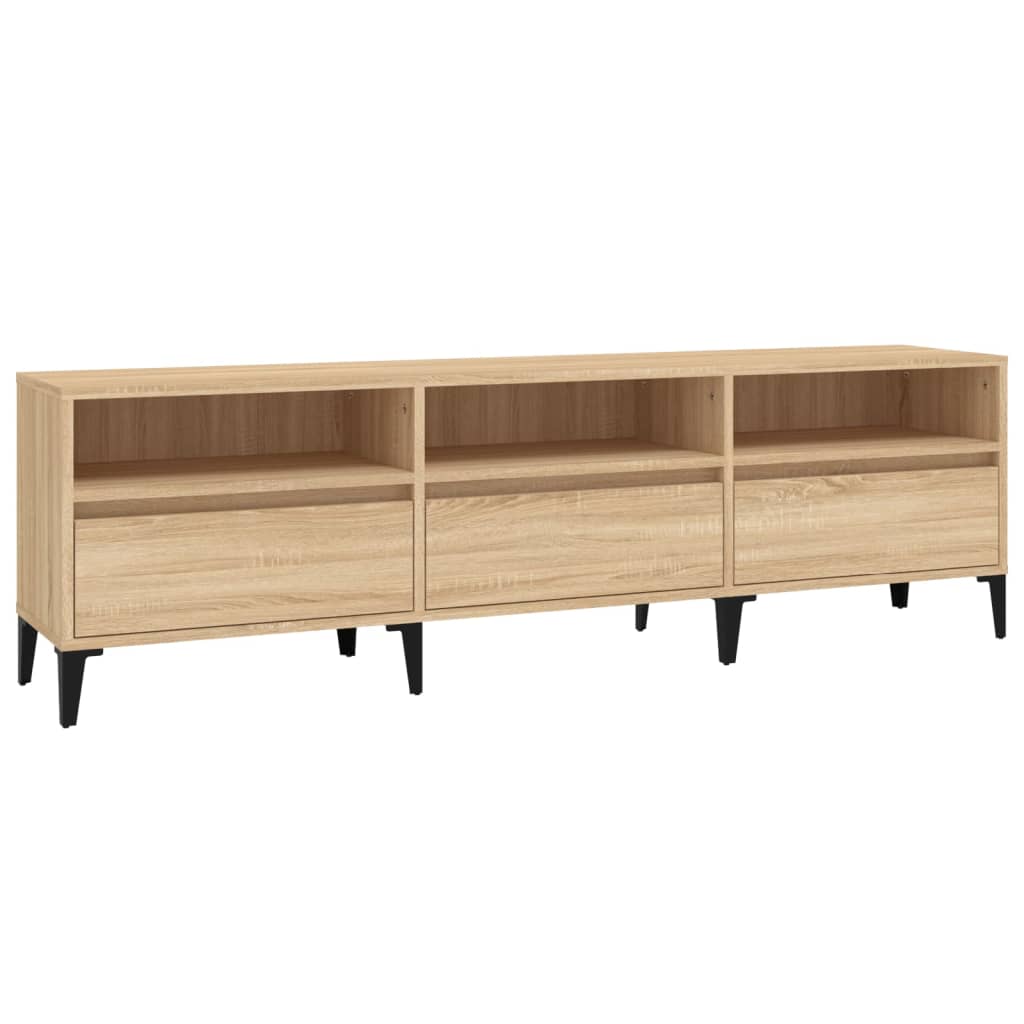 vidaXL TV skříňka dub sonoma 150 x 30 x 44,5 cm kompozitní dřevo