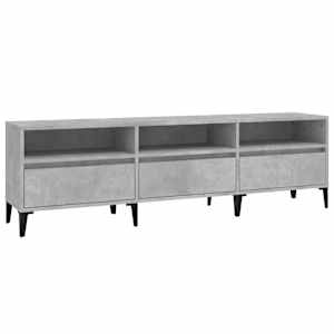 TV skříňka betonově šedá 150 x 30 x 44,5 cm kompozitní dřevo - obrázek 2