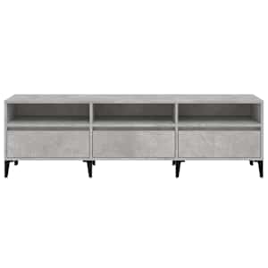 TV skříňka betonově šedá 150 x 30 x 44,5 cm kompozitní dřevo - obrázek 6