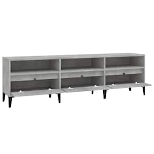 TV skříňka betonově šedá 150 x 30 x 44,5 cm kompozitní dřevo - obrázek 7