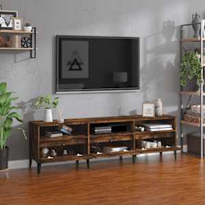 TV skříňka kouřový dub 150 x 30 x 44,5 cm kompozitní dřevo - obrázek 3