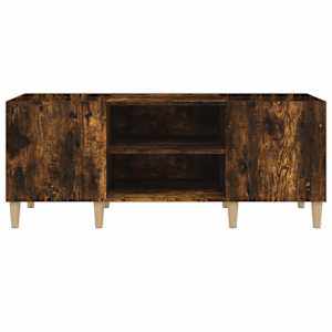 Skříňka na LP desky kouřový dub 121x38x48 cm kompozitní dřevo - obrázek 5