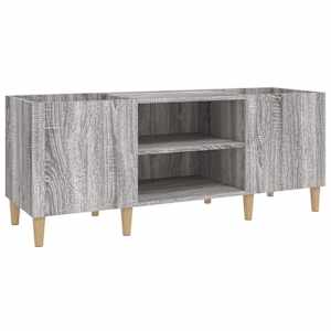Skříňka na LP desky šedá sonoma 121x38x48 cm kompozitní dřevo - obrázek 2