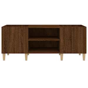 Skříňka na LP desky hnědý dub 121x38x48 cm kompozitní dřevo - obrázek 5
