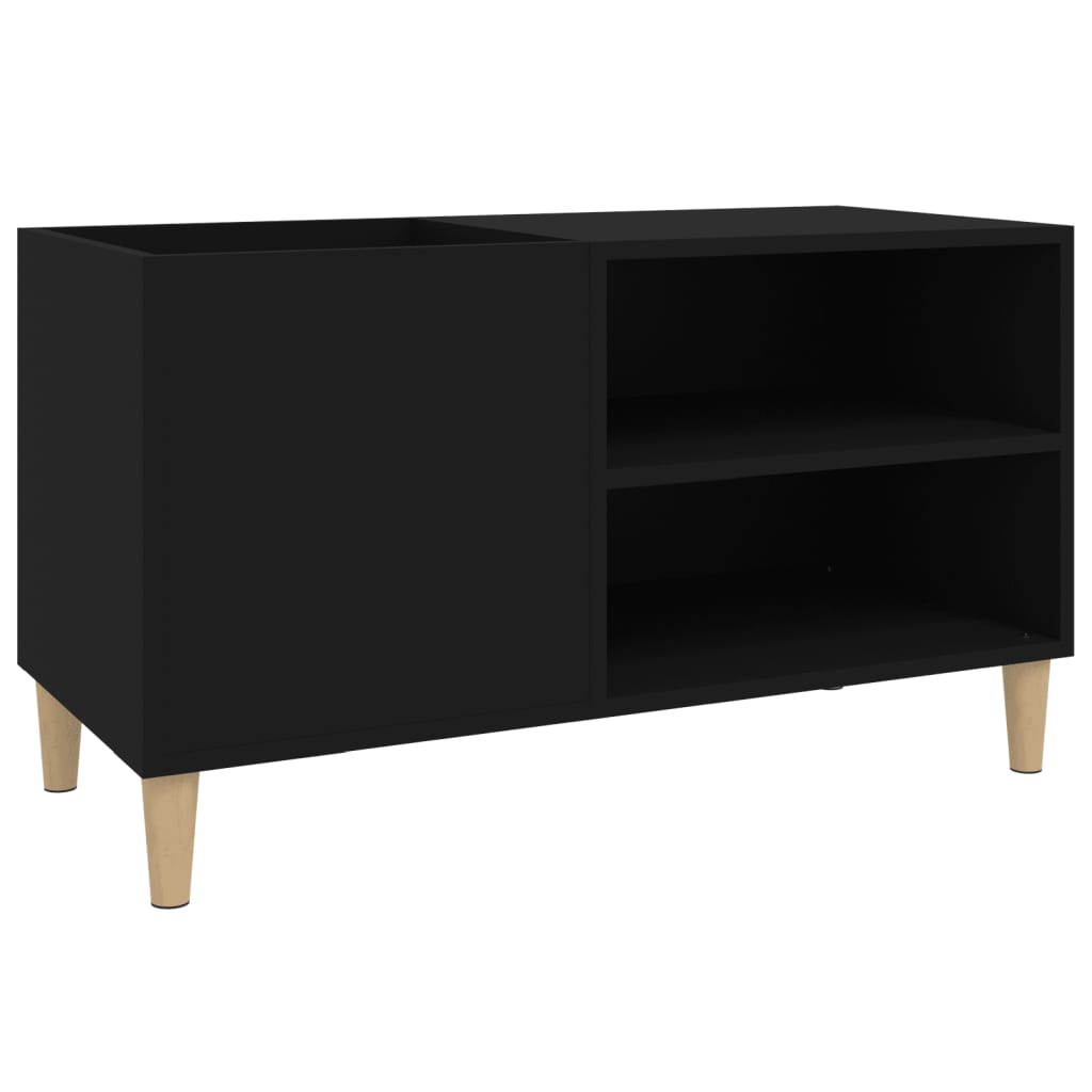 Thumbnail - vidaXL Plattenschrank Schwarz 84,5x38x48 cm Holzwerkstoff