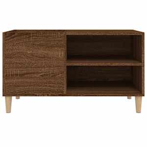Skříňka na LP desky hnědý dub 84,5x38x48 cm kompozitní dřevo - obrázek 5