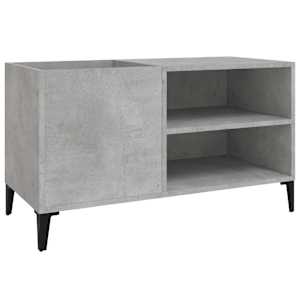 Skříňka na LP desky betonově šedá 84,5x38x48cm kompozitní dřevo - obrázek 2