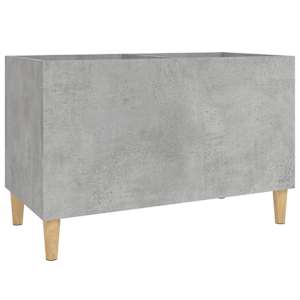 vidaXL plaadikapp, betoonhall, 74,5 x 38 x 48 cm, tehispuit