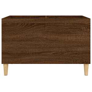 Skříňka na LP desky hnědý dub 74,5x38x48 cm kompozitní dřevo - obrázek 5