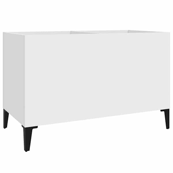 vidaXL plaadikapp, valge, 74,5 x 38 x 48 cm, tehispuit