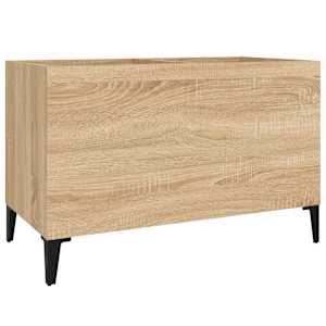 Skříňka na LP desky dub sonoma 74,5x38x48 cm kompozitní dřevo - obrázek 2