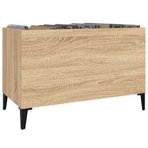 Skříňka na LP desky dub sonoma 74,5x38x48 cm kompozitní dřevo - obrázek 4