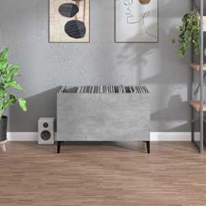 Skříňka na LP desky betonově šedá 74,5x38x48cm kompozitní dřevo - obrázek 3