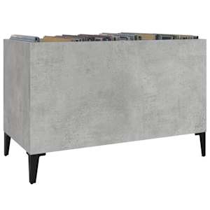 Skříňka na LP desky betonově šedá 74,5x38x48cm kompozitní dřevo - obrázek 4