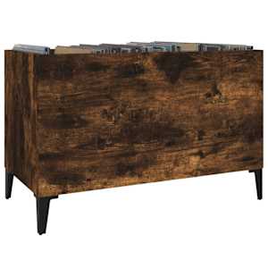 Skříňka na LP desky kouřový dub 74,5x38x48 cm kompozitní dřevo - obrázek 4