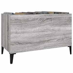 Skříňka na LP desky šedá sonoma 74,5x38x48 cm kompozitní dřevo - obrázek 4